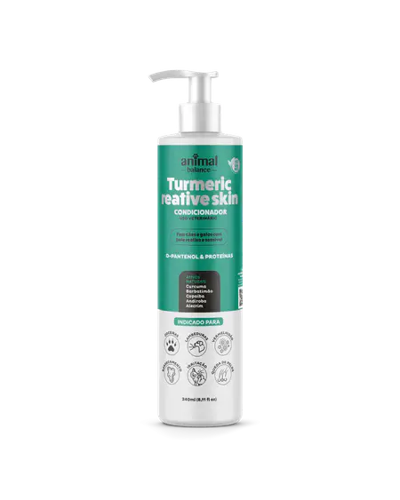 Condicionador Pet - Cúrcuma Reative Skin - 240ml